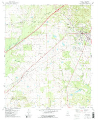 preview thumbnail of historical topo map of Eutaw, AL in 1980