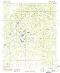 Download a high-resolution, GPS-compatible USGS topo map for Evergreen, AL (1982 edition)