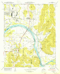 Download a high-resolution, GPS-compatible USGS topo map for Farley, AL (1950 edition)