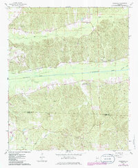 Download a high-resolution, GPS-compatible USGS topo map for Fernbank, AL (1986 edition)