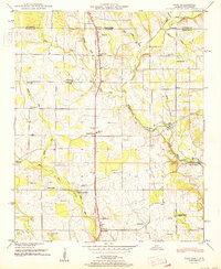 Download a high-resolution, GPS-compatible USGS topo map for Fisk, AL (1951 edition)