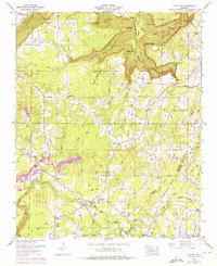 Download a high-resolution, GPS-compatible USGS topo map for Flat Rock, AL (1975 edition)