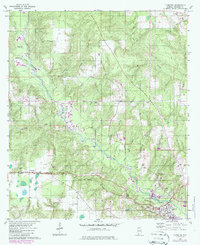 Download a high-resolution, GPS-compatible USGS topo map for Flomaton, AL (1986 edition)