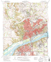 Download a high-resolution, GPS-compatible USGS topo map for Florence, AL (1977 edition)