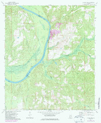 Download a high-resolution, GPS-compatible USGS topo map for Flynns Lake, AL (1986 edition)