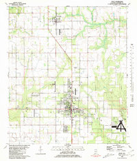 Download a high-resolution, GPS-compatible USGS topo map for Foley, AL (1981 edition)