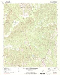 preview thumbnail of historical topo map of Butler County, AL in 1971