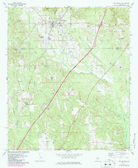 Download a high-resolution, GPS-compatible USGS topo map for Fort Deposit, AL (1986 edition)