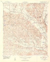 preview thumbnail of historical topo map of Russell County, AL in 1949