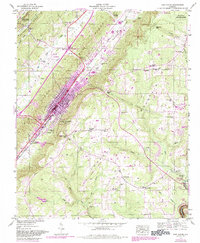 Download a high-resolution, GPS-compatible USGS topo map for Fort Payne, AL (1984 edition)