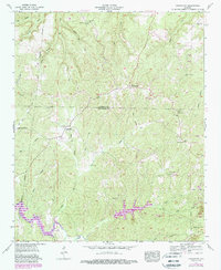 Download a high-resolution, GPS-compatible USGS topo map for Frankfort, AL (1988 edition)