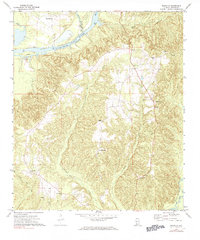Download a high-resolution, GPS-compatible USGS topo map for Franklin, AL (1984 edition)