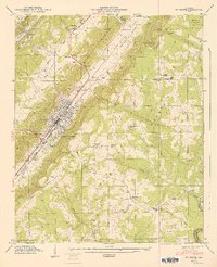 preview thumbnail of historical topo map of DeKalb County, AL in 1947