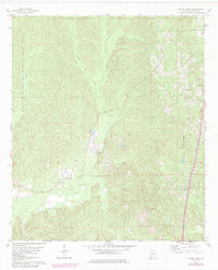 Download a high-resolution, GPS-compatible USGS topo map for Fulton West, AL (1986 edition)