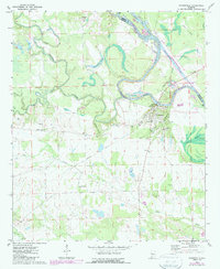 Download a high-resolution, GPS-compatible USGS topo map for Gainesville, AL (1987 edition)