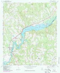 Download a high-resolution, GPS-compatible USGS topo map for Gantt, AL (1986 edition)
