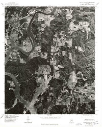 Download a high-resolution, GPS-compatible USGS topo map for Gantts Quarry NW, AL (1977 edition)