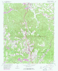 Download a high-resolution, GPS-compatible USGS topo map for Gardendale, AL (1989 edition)