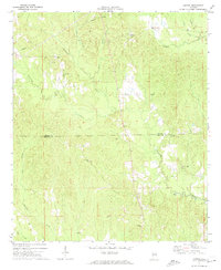 Download a high-resolution, GPS-compatible USGS topo map for Gaston, AL (1974 edition)