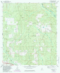 Download a high-resolution, GPS-compatible USGS topo map for Gateswood, AL (1985 edition)