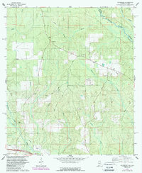 Download a high-resolution, GPS-compatible USGS topo map for Gateswood, AL (1985 edition)