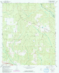 Download a high-resolution, GPS-compatible USGS topo map for Gateswood, AL (1993 edition)