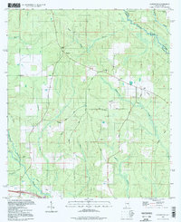 preview thumbnail of historical topo map of Baldwin County, AL in 1994