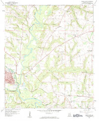 1957 Map of Eunola, AL, 1984 Print