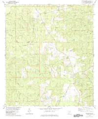 preview thumbnail of historical topo map of Mobile County, AL in 1982