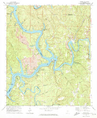 preview thumbnail of historical topo map of Jefferson County, AL in 1971