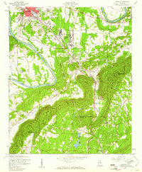 Download a high-resolution, GPS-compatible USGS topo map for Glencoe, AL (1961 edition)