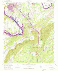 Download a high-resolution, GPS-compatible USGS topo map for Glencoe, AL (1973 edition)