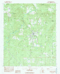 Download a high-resolution, GPS-compatible USGS topo map for Goodwater, AL (1987 edition)