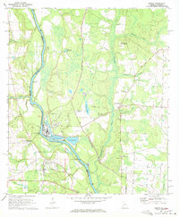 Download a high-resolution, GPS-compatible USGS topo map for Gordon, AL (1972 edition)