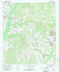 Download a high-resolution, GPS-compatible USGS topo map for Goshen, AL (1987 edition)