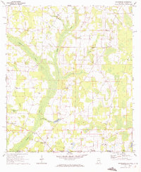 preview thumbnail of historical topo map of Houston County, AL in 1970