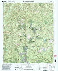 preview thumbnail of historical topo map of Lawrence County, AL in 2000