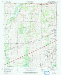 Download a high-resolution, GPS-compatible USGS topo map for Greenbrier, AL (1991 edition)