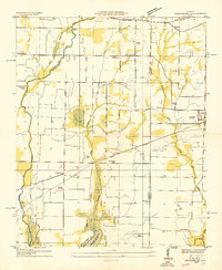 preview thumbnail of historical topo map of Limestone County, AL in 1936