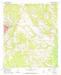 Download a high-resolution, GPS-compatible USGS topo map for Greenville East, AL (1973 edition)