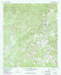Download a high-resolution, GPS-compatible USGS topo map for Grove Hill, AL (1986 edition)