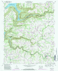 Download a high-resolution, GPS-compatible USGS topo map for Grove Oak, AL (1987 edition)