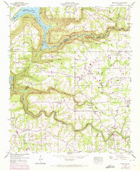 Download a high-resolution, GPS-compatible USGS topo map for Grove Oak, AL (1972 edition)