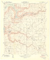 preview thumbnail of historical topo map of DeKalb County, AL in 1949