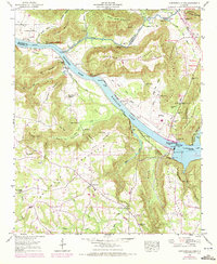 Download a high-resolution, GPS-compatible USGS topo map for Guntersville Dam, AL (1972 edition)