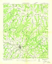 Download a high-resolution, GPS-compatible USGS topo map for Hackleburg, AL (1936 edition)
