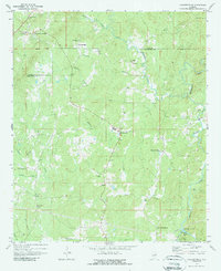 Download a high-resolution, GPS-compatible USGS topo map for Hackneyville, AL (1989 edition)
