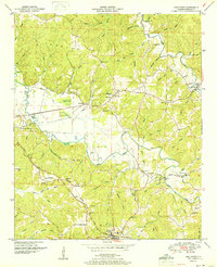 Download a high-resolution, GPS-compatible USGS topo map for Halltown, AL (1951 edition)