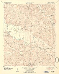 Download a high-resolution, GPS-compatible USGS topo map for Halltown, AL (1951 edition)