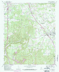 Download a high-resolution, GPS-compatible USGS topo map for Hanceville, AL (1987 edition)